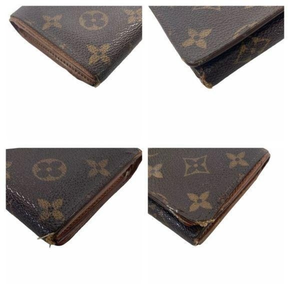 Authentic Louis Vuitton Wallet Porte Monnaie Billet Bifold Monogram LV Vintage - Picture 7 of 11